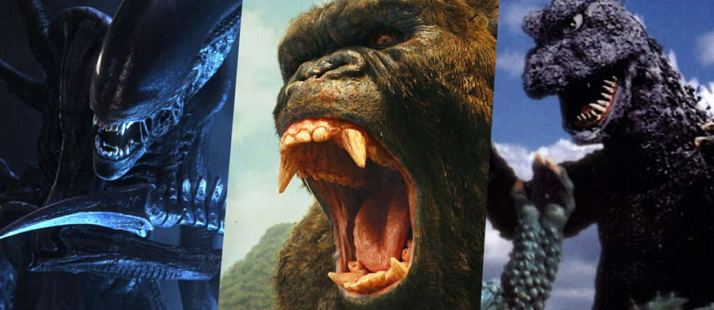 Alien, King Kong y Godzilla como las mejores películas de monstruos.
