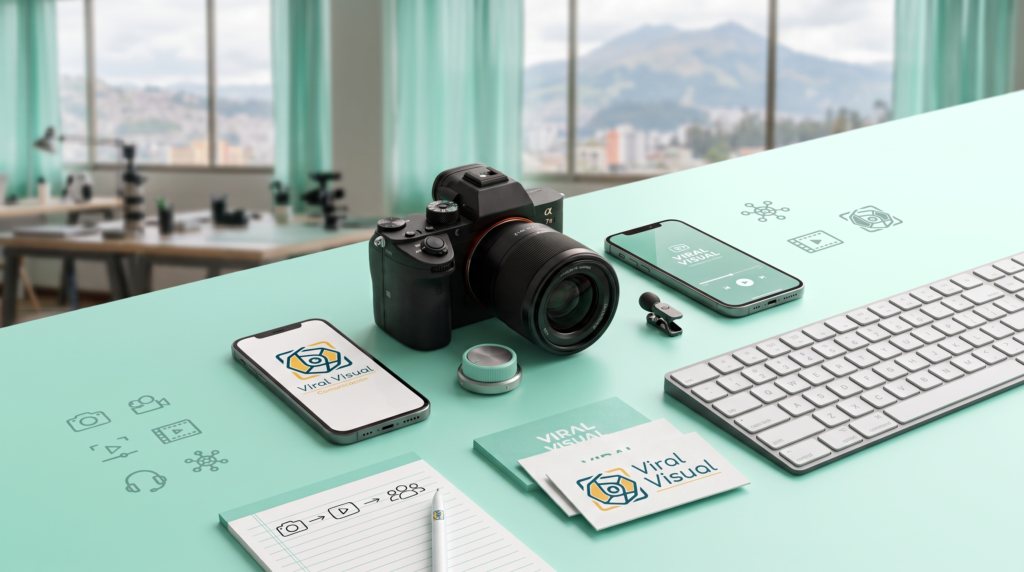Oficina Viral visual tonos green mint